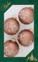 Krebs Glas Lauscha Weihnachtsbaumkugel CBK00046 | Braun 2