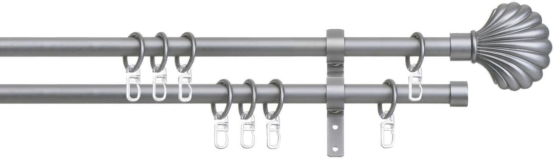 indeko Gardinenstange Volterra | Silber