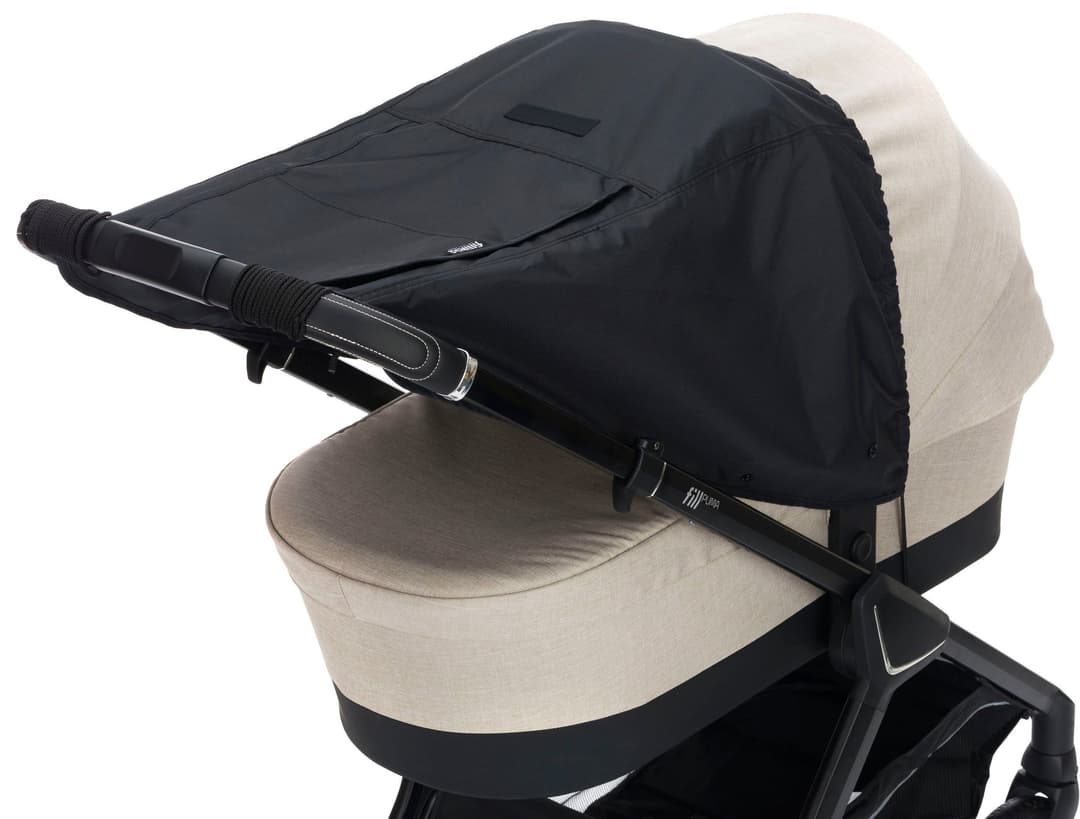 Fillikid Kinderwagen-Sonnenschutzhülle Sonnenschutz Deluxe | Schwarz