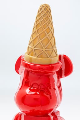 Kare Design Dekofigur Gelato Bear | Rot