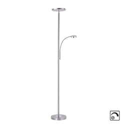JUST LIGHT Stehlampe HANS | Silber
