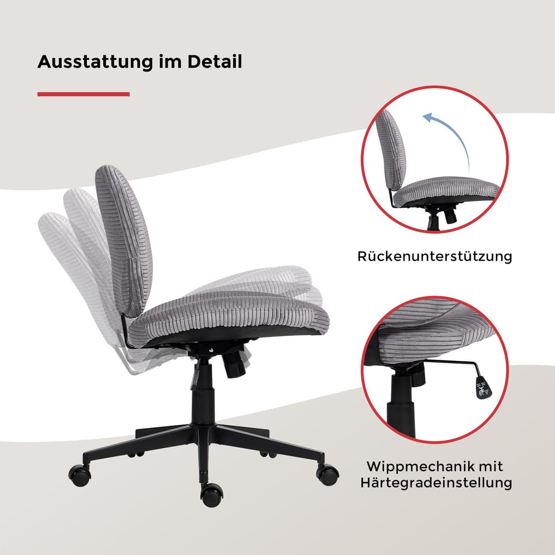 Duo Collection Drehstuhl Tilo | Grau