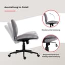 Duo Collection Drehstuhl Tilo | Grau 3