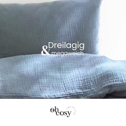 Oh cosy Bettwäsche Sally | Blau