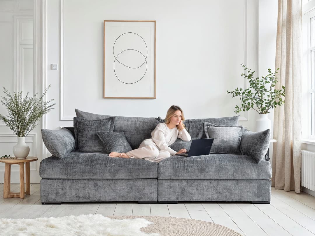Home affaire Big-Sofa Casa XL | Grau