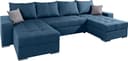 COLLECTION AB Wohnlandschaft Josy XL U-Form | Blau 2