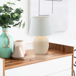 Näve Tischleuchte Talia | Weiß