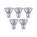 Paulmann LED-Leuchtmittel 5er Pack | Silber