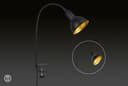 Briloner Leuchten LED Klemmleuchte HYGGE | Schwarz