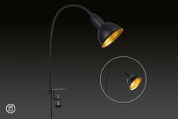 Briloner Leuchten LED Klemmleuchte HYGGE | Schwarz