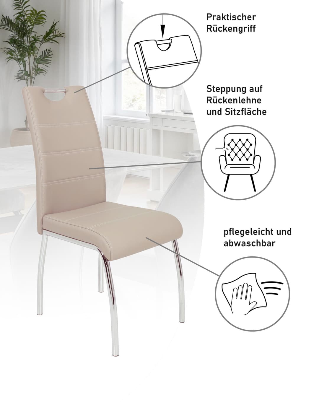 HELA Stuhl Susi | Beige