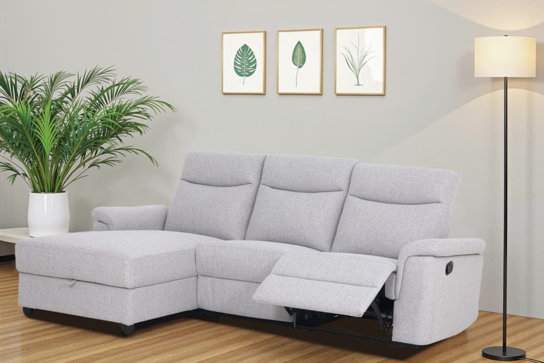 Home affaire Ecksofa BRIONNE | Grau