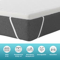 OTTO home Polly Plus Komfort ECO Topper | Weiß