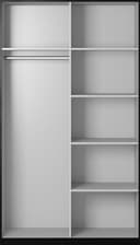 Home affaire Schwebetürenschrank Beta | Schwarz 5