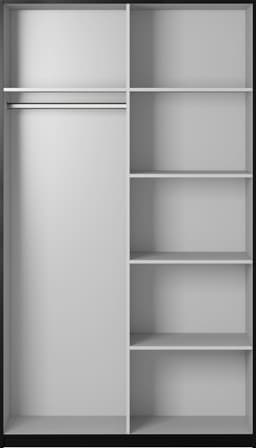 Home affaire Schwebetürenschrank Beta | Schwarz