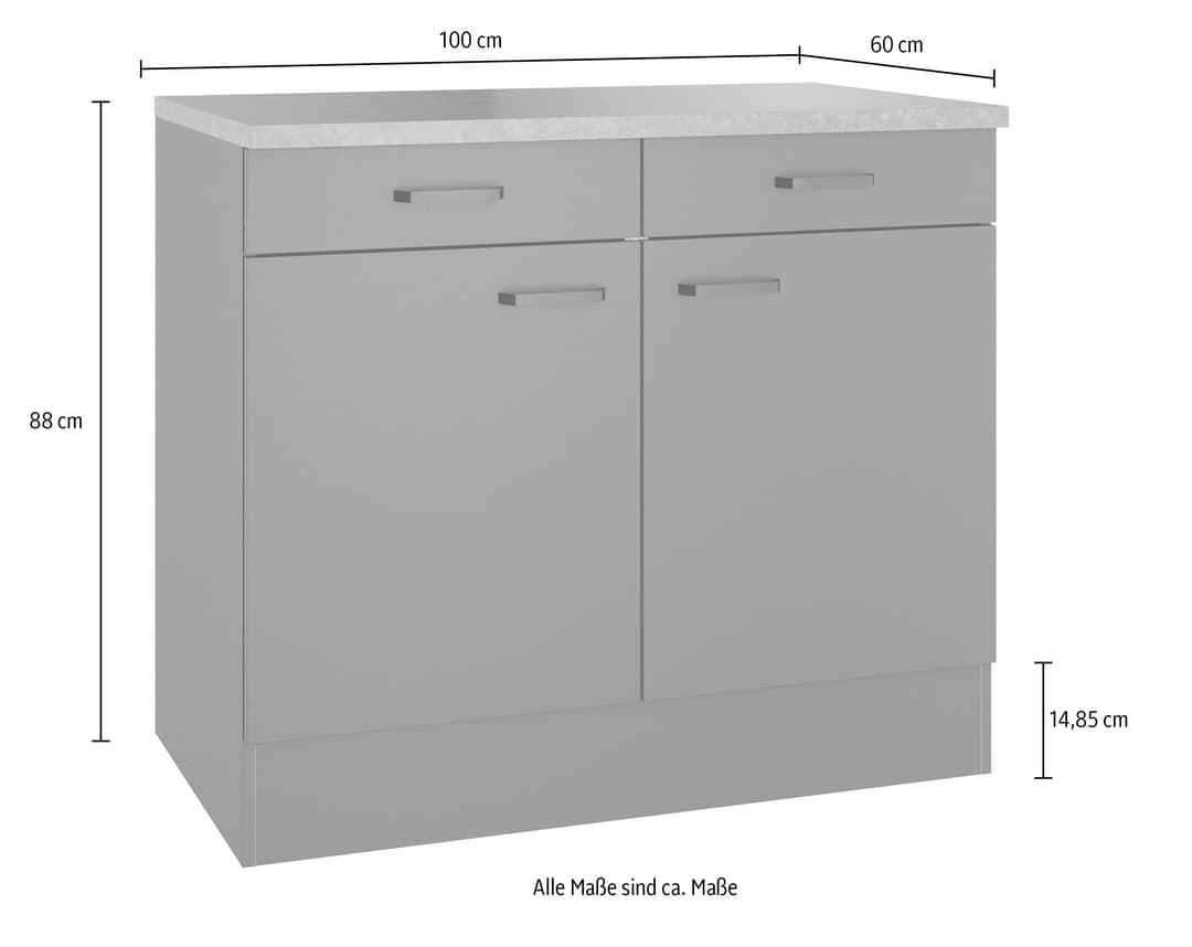 OPTIFIT OPTImulti Unterschrank | Weiß