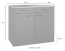 OPTIFIT OPTImulti Unterschrank | Weiß 4