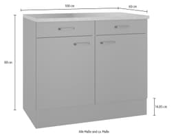 OPTIFIT OPTImulti Unterschrank | Weiß