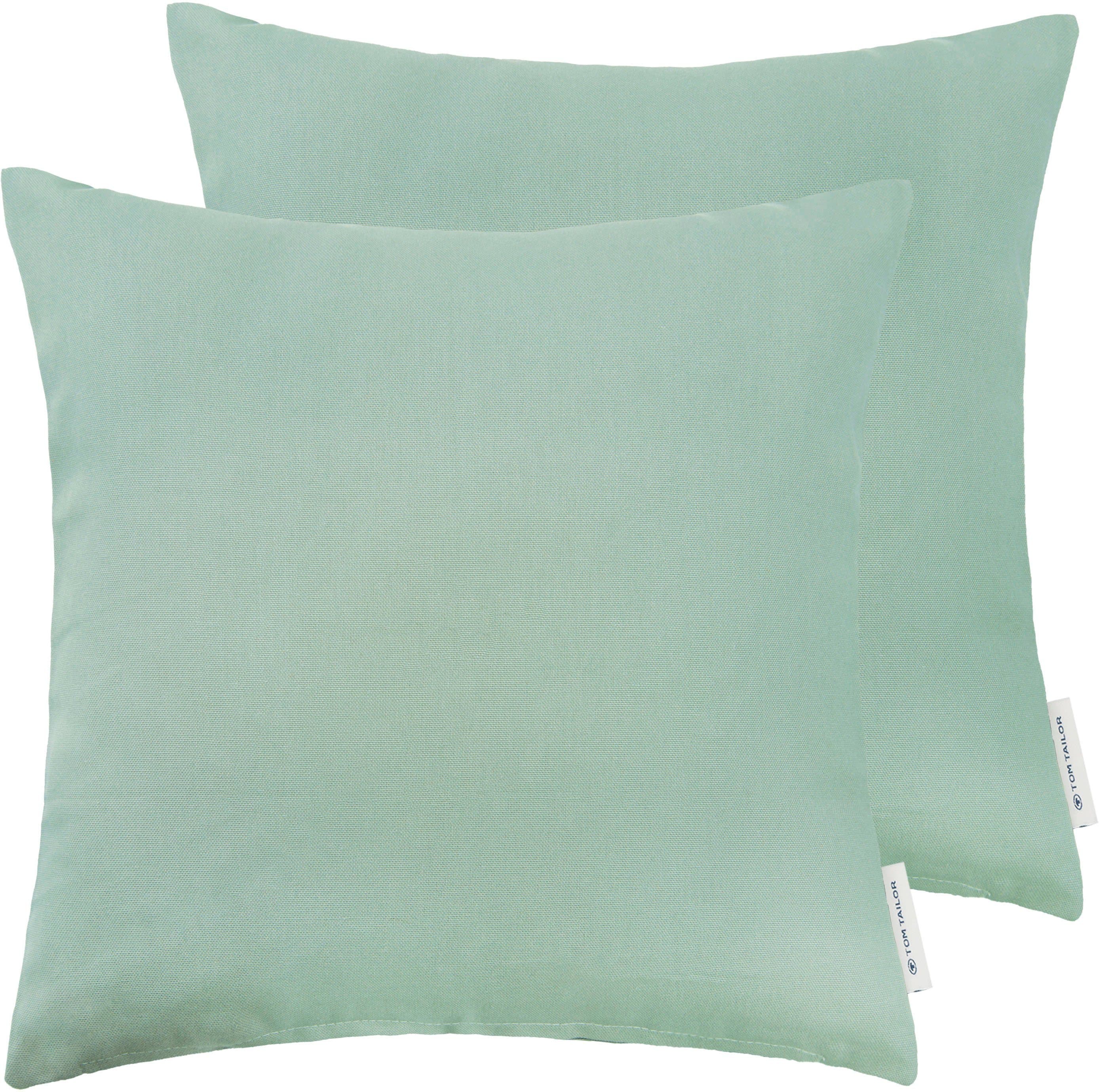 TOM TAILOR HOME Dekokissen Dove | Grün
