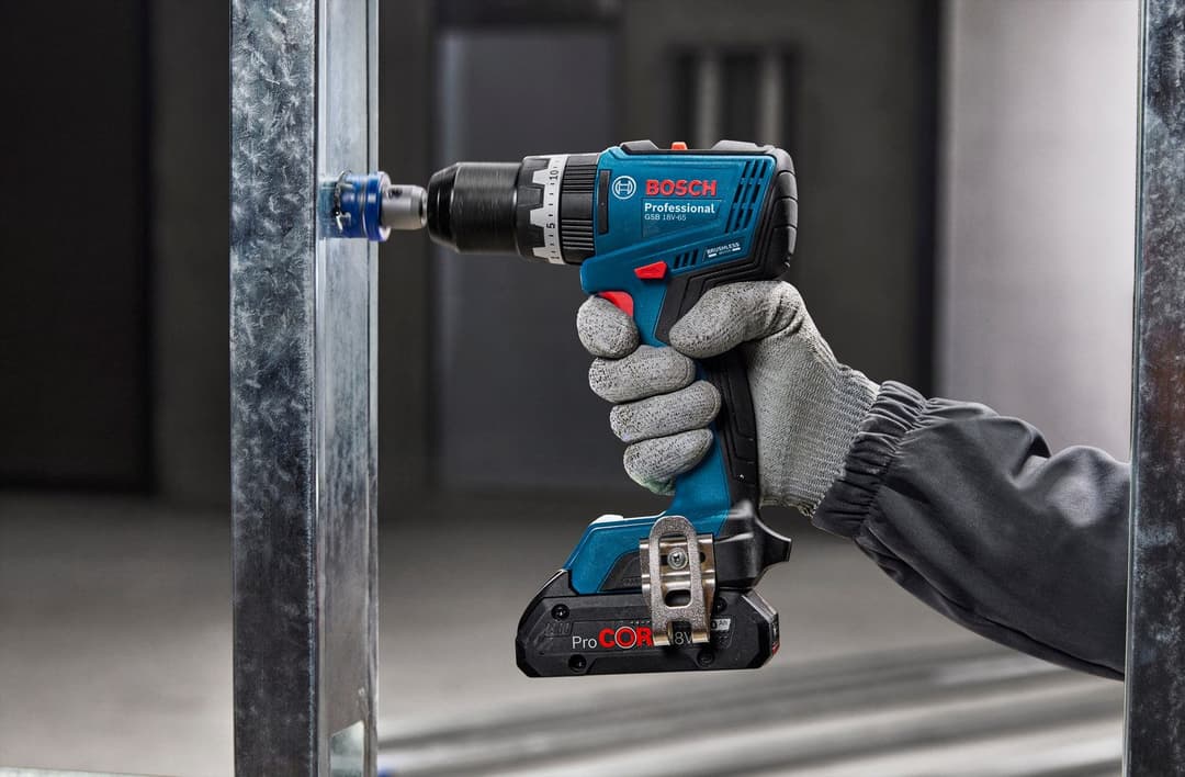 Bosch Professional Akku-Schlagbohrschrauber GSB 18V-65 | Blau