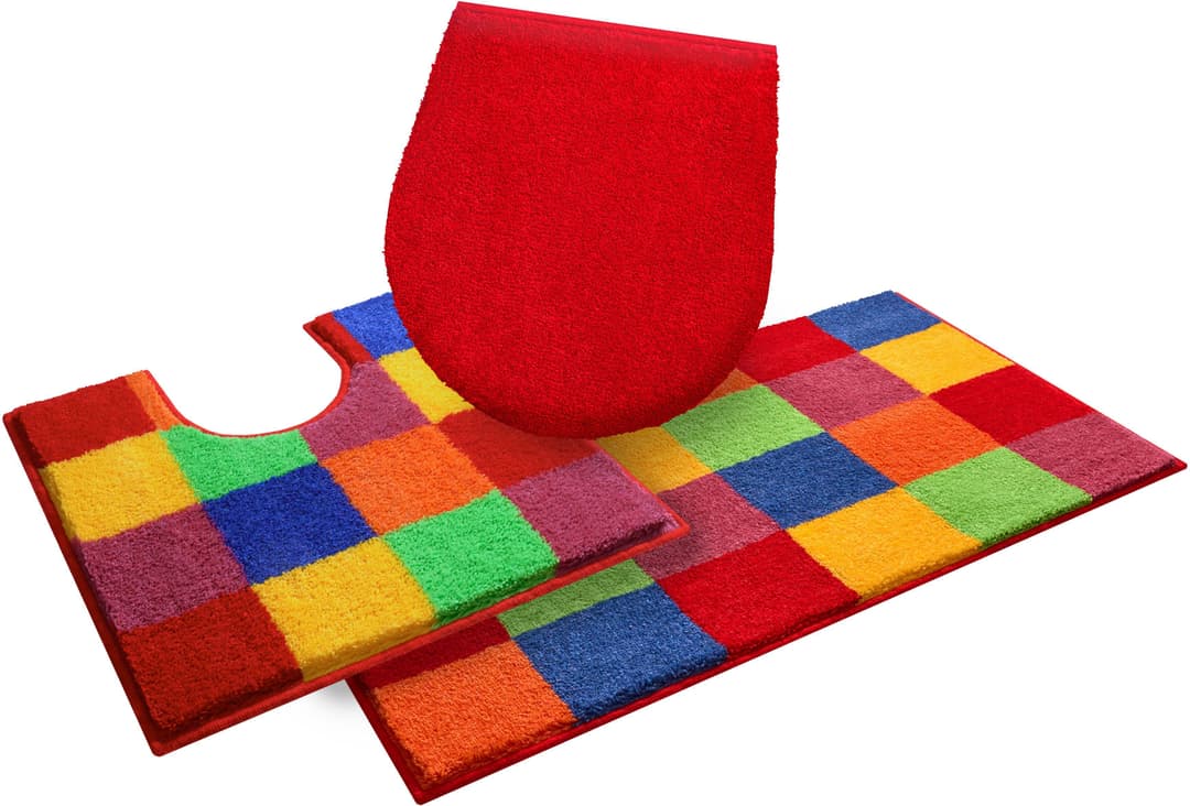 Grund Badematte Mosaik | Mehrfarbig