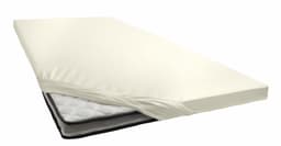 Primera Spannbettlaken Elasthan-Feinjersey Topper | Beige