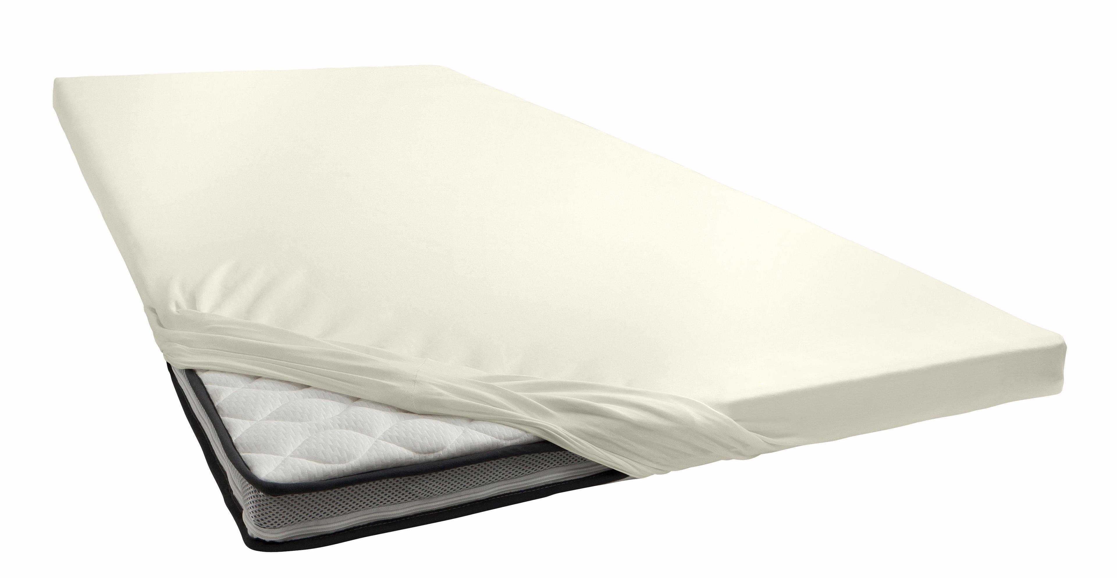 Primera Spannbettlaken Elasthan-Feinjersey Topper | Beige
