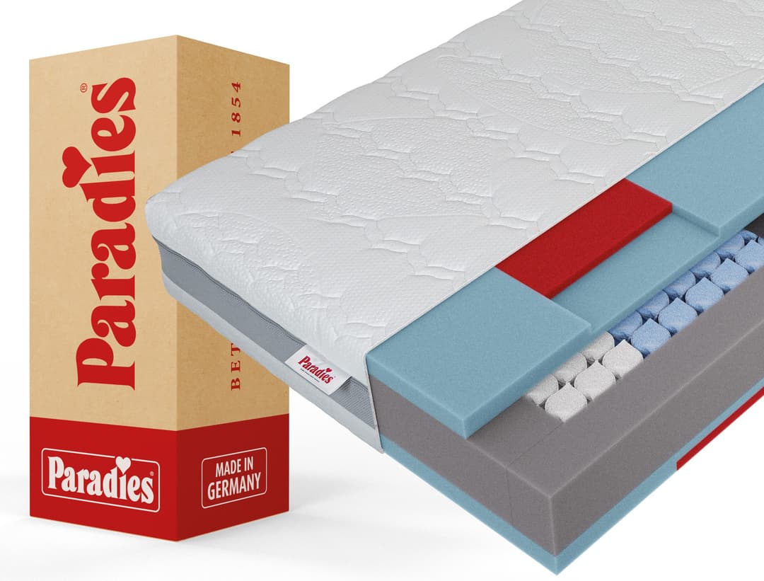 Taschenfederkernmatratze Paradies Prolife Strong XXL | Weiß