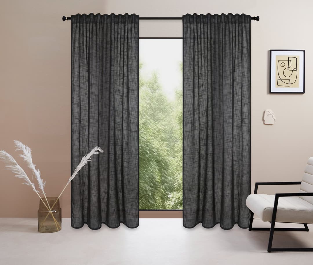 LeGer Home by Lena Gercke Gardine Marusha | Schwarz