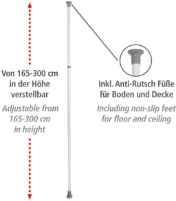 Wenko Teleskopregal Herkules | Weiß