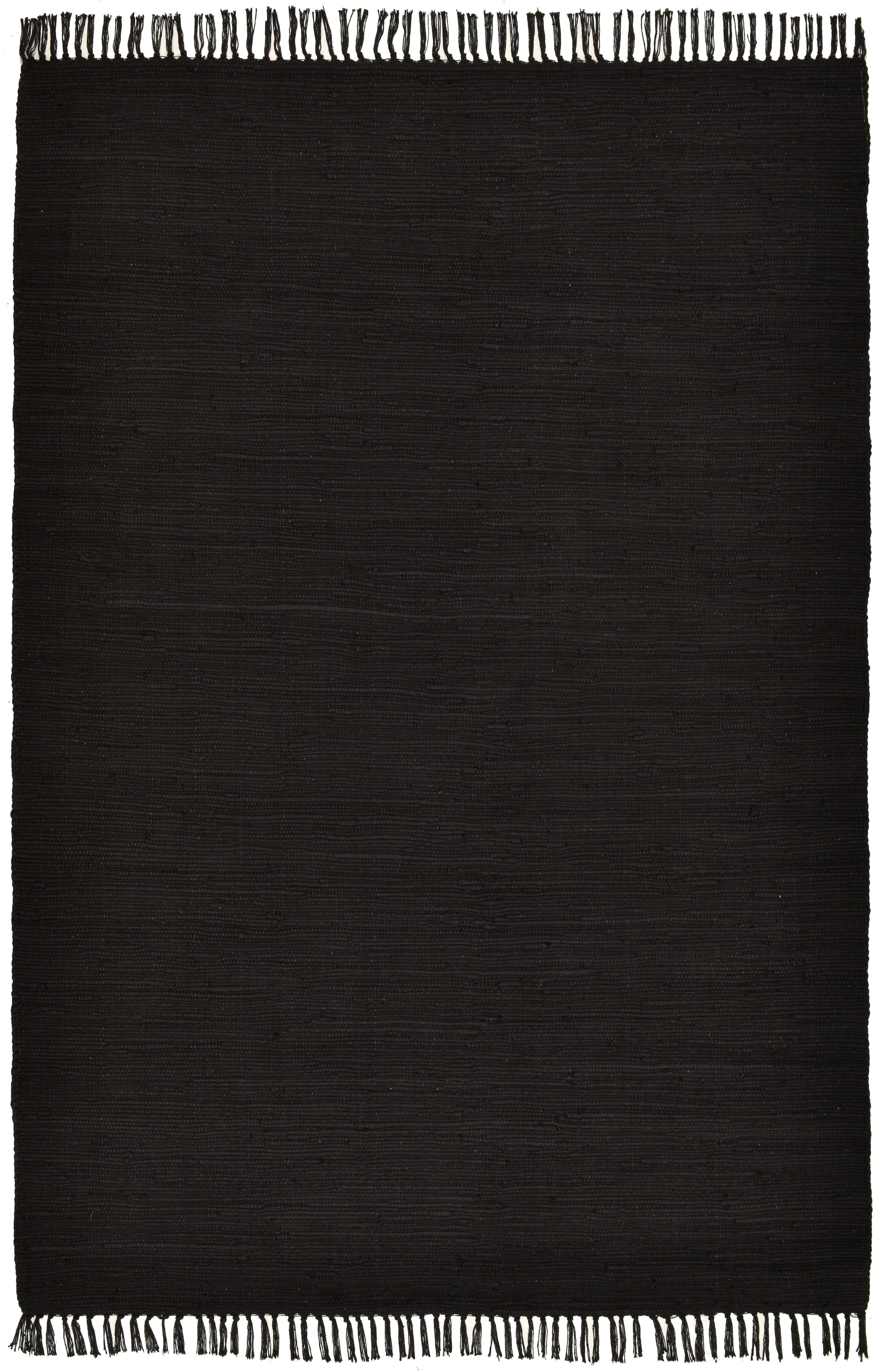 THEKO Teppich Happy Cotton Fleckerl | Schwarz