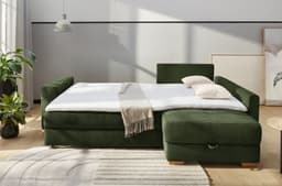Jockenhöfer Gruppe Ecksofa Sunset L-Form | Grün