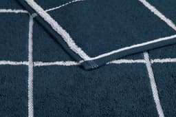 ROSS Duschtuch Cashmere Überkaro | Blau