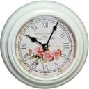 Ambiente Haus Wanduhr Rosen | Weiß