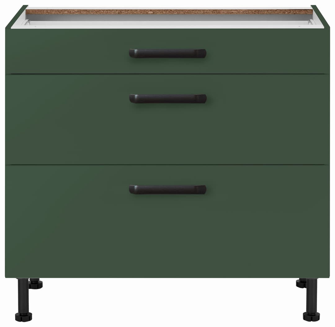wiho Küchen Unterschrank Simi | Grün