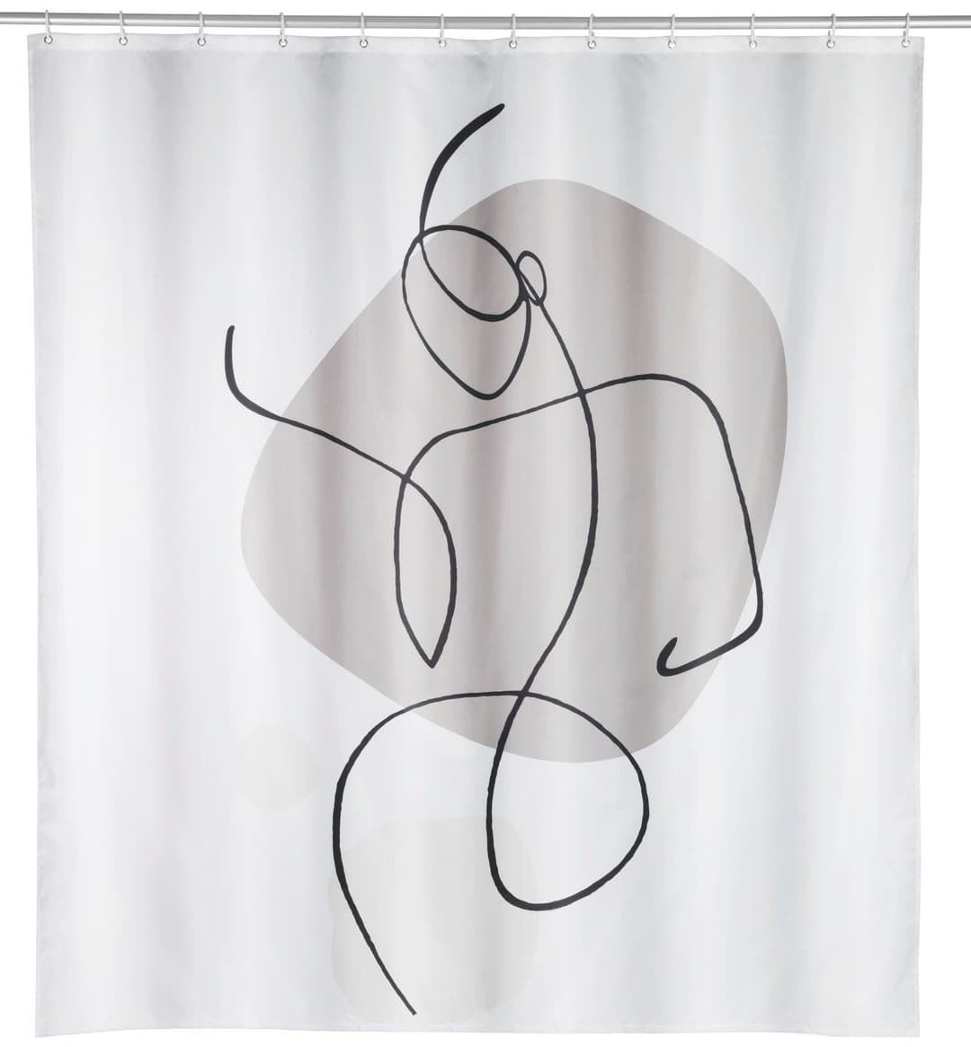 WENKO Duschvorhang Ladyline | Mehrfarbig