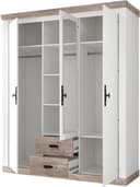 Home affaire Drehtürenschrank Florenz | Weiß 4