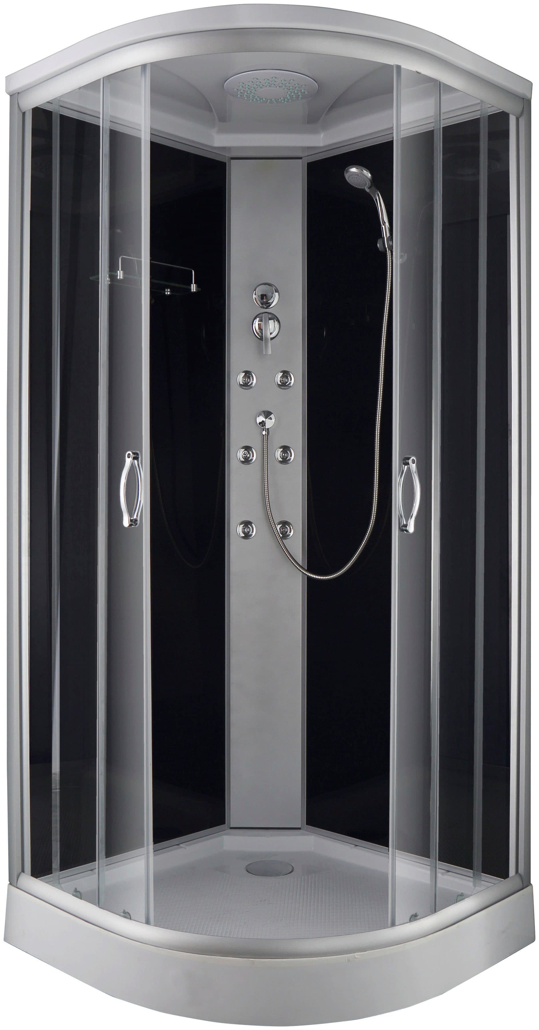Sanotechnik Komplettdusche 90x90 cm | Mehrfarbig