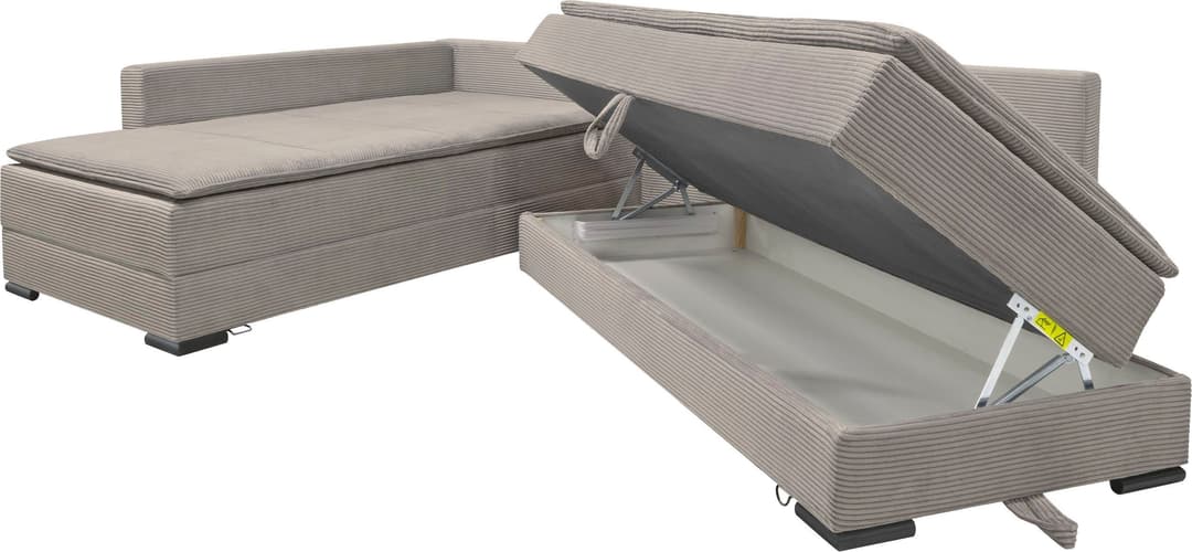 Home affaire Ecksofa Night & Day L-Form | Braun