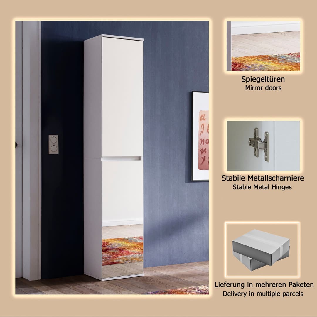 INOSIGN Garderobenschrank Malcesine | Mehrfarbig