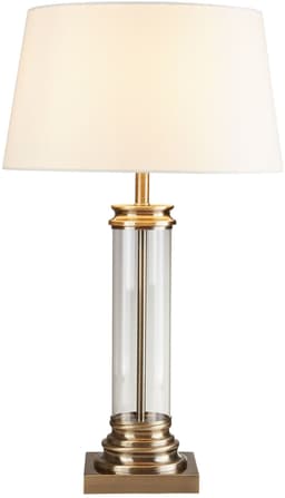 Searchlight Pedestal Table Lamp Tischleuchte | Gold