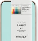 Schlafgut Casual Spannbettlaken | Türkis 4