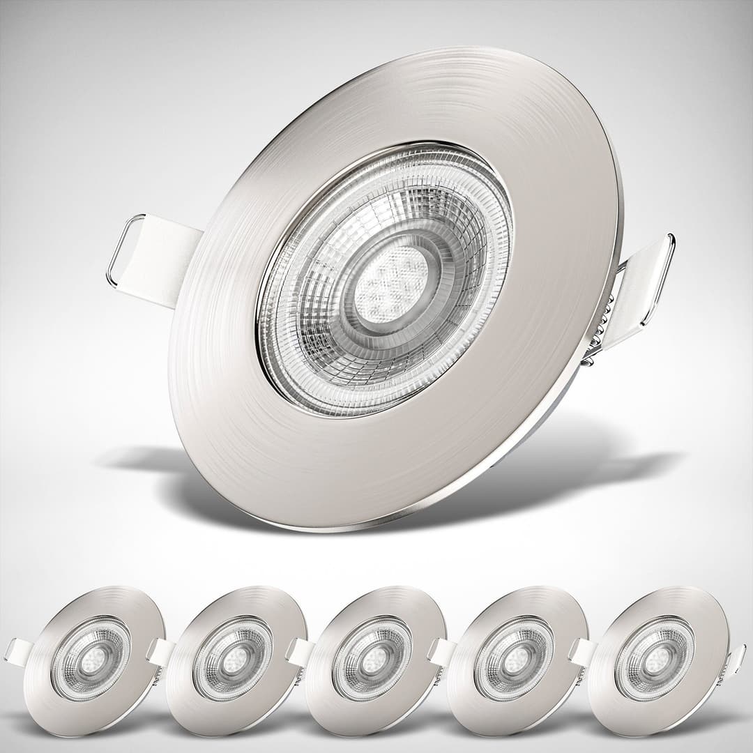 B.K.Licht LED Einbauleuchte BK_EL1278 | Silber