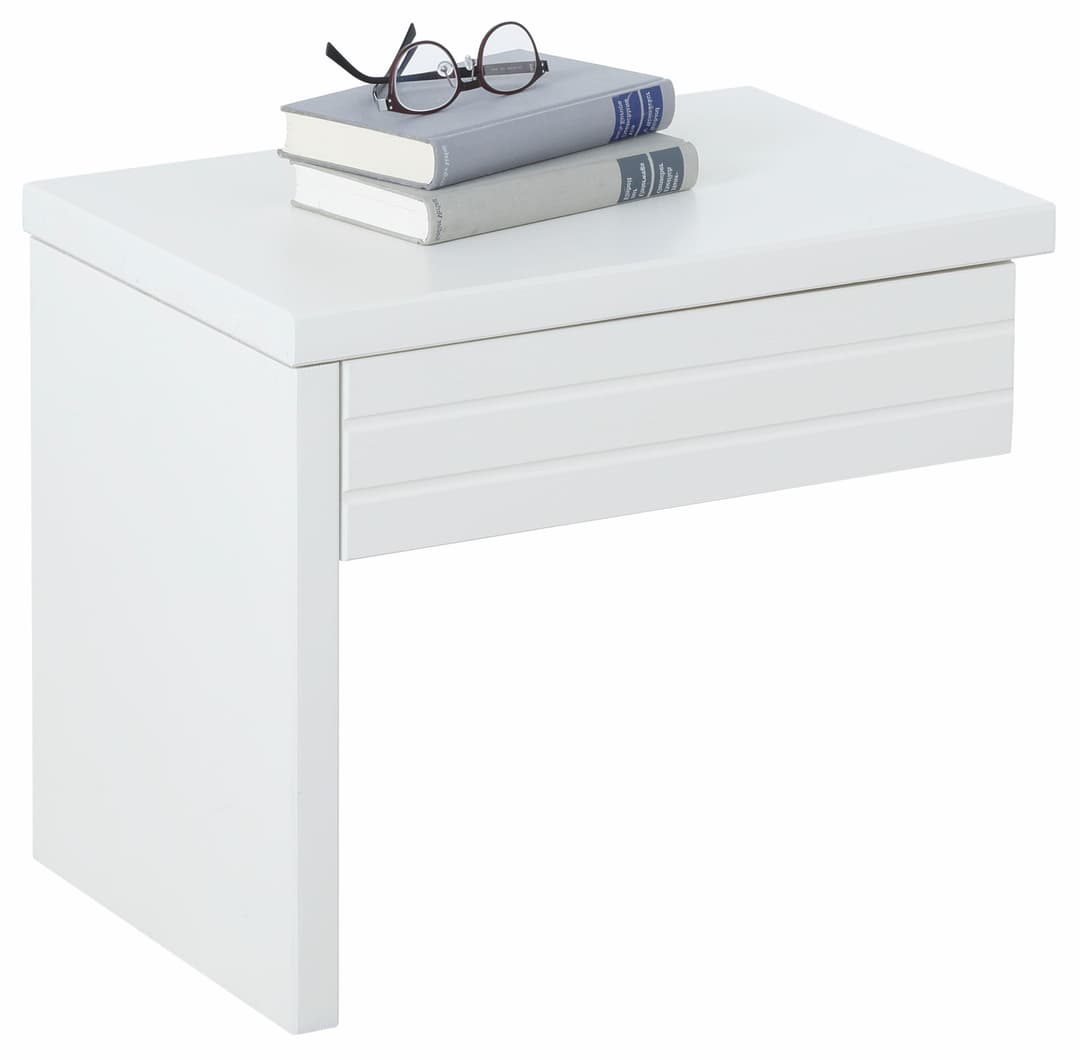 OTTO home Nachttisch CAPRE | Weiß