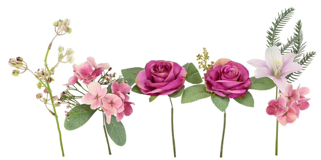 I.GE.A. Kunstblumen-Strauß | Rosa