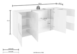 Home affaire Sideboard Real | Weiß