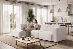 OTTO home Ecksofa Merid L-Form | Beige