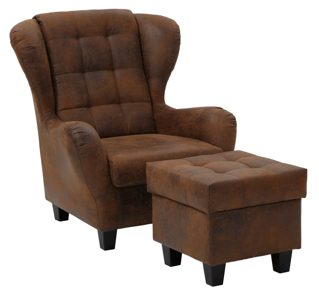 Home affaire Ohrensessel Alexander | Braun