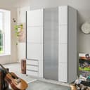 Wimex Schwebetürenschrank Emden | Weiß 2