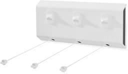 Leifheit Wand-Wäscheleine Rollfix 150 Triple Longline | Weiß
